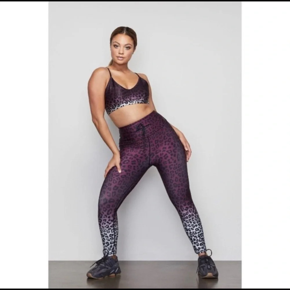 Good American Women’s‎ Ombré Leopard 7/8 Leggings